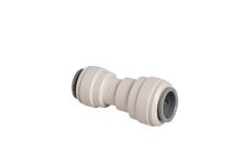 John Guest straight Reduce connector 1/4" PF (quick connect) x 3/8" PF Speed fittings for water filters, reverse osmosis systems, vending machines, Side by side refrigerators