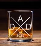 NeeNoNex DAD Est 2021 Pregnancy Announcement New Dad Established 2021 First Time Father Whiskey Glass