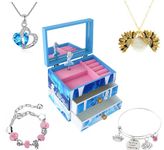 Agitation Unicorn Princess Wooden Musical Jewelry Box - Unicorn Gifts for Girls (A-Princess2)