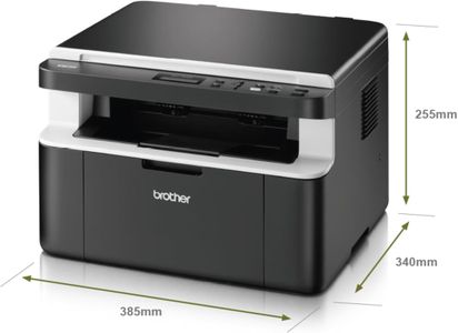 Brother DCP-1612W Mono Laser All-in-One Printer – Wireless, Compact A4