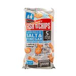 VSTAR Chips Crisps Bags Collections - Deliciously light & Crispy Chips Bags (Burton's Fish n Chips (5 x 25g), 2 Packs), Pack of 1