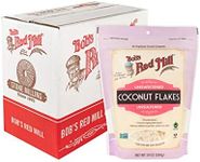 Bob's Red Mill Unsweetened Coconut Flakes - 10 Ounce (Pack of 4), Unsulfured, Fair Trade Certified, Non GMO, Vegan, Kosher, Paleo, Keto Friendly