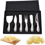 IWILCS 6 Piece Cheese Knife Set, No