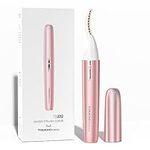 TOUCHBeauty Heated Eyelash Curler Electric Eyelash Curler, Double Heating Wires, Wand-Shaped Tip, Temperature Sensor, Fast Heat Curled Lasting for Eye Beauty Makeup（Pink）