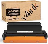 v4ink 3330 3335 Compatible Toner Cartridge Replacement for Xerox 3330 106R03624 Extra Capacity Toner, for use with Xerox Phaser 3330 3330dni Xerox WorkCentre 3335 3335dni 3345 3345dni Laser Printers