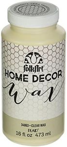 FolkArt Home Decor Chalk Furniture & Craft Paint in Assorted Colors, 16 ounce, Clear Wax