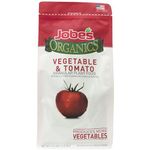 Jobe’s Organics Vegetable & Tomato Fertilizer 2-5-3 Organic Fast Acting Granular Fertilizer with Biozome, 4 Pound Bag