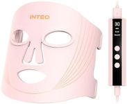 Red Light Therapy for Face, 3 Modes Portable Led Face Mask Light Therapy with Remote, Near-Infrared 850 Red Light Therapy Mask with Timing Function, Red Light Therapy at Home 180 LED Beads