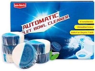 [6 PACK] Oudbo Molartte In Cistern Toilet Cleaner, Household Automatic Toilet Bowl Cleaner Tablets, Blue Water, 6x50g, 300G