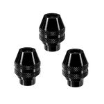 Yitaocity 3Pcs Quick Change Keyless Chuck Universal Chuck Replacement 4486 Drill Keyless Bit Chuck Shank Rotary Tool Adapter Kit Compatible for Dremel 4486 Model 3000 4000 7700 8200 4300 8220 (3)