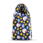 BAYBEE Polyester Little Max 3 in 1 Baby's Cotton Bed Cum Carry Bed Printed Baby Sleeping Bag-Infant Portable Bassinet-Nest for Co-Sleeping for New Born (Star Dark Blue, Large, 0-12 Months).