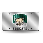 Rico Industries NCAA Ohio Bobcats Laser Cut License Plate, Silver