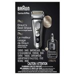 Braun Series 9 Pro 9477cc Electric Shaver, 4+1 Head with ProLift Trimmer, PowerCase, 5-in-1 SmartCare Center, Electric Razor with 60-min Battery Life, Wet & Dry Use on 1-, 3-, and 7-Day Beard