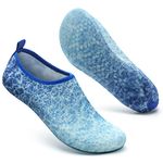 Water Shoes Swimming Socks Ladies Womens Mens for Beach Aqua Swim Pool Quick Dry Barefoot River(Wave,6/7UK,40/41EU)