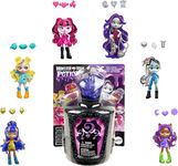 Monster High Potions Mini Dolls and Accessories, Surprise 3-inch Character Figures in Display Bottle with Water Reveal & Charms (Characters May Vary)