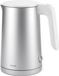 ZWILLING ENFINIGY kettle with stainless steel lime filter & overheating protection, wireless, 1850 watts, 1.0 liter, silver