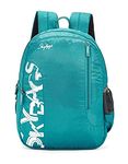 Skybags Casual Standard Backpack 28L, 2 Main Compartments, Bottle Pocket, Front Pocket, Padded Shoulder Straps | Sea Green | Brat