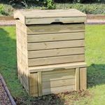 Parcel in the Attic Wooden Beehive Slatted Garden Composter Wood Compost Bin