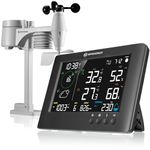 Bresser WLAN 7-in-1 Weather Station TB: Extensive Data, Graphics Forecast, Multi Sensor, Indoor Climate Monitoring, Alarm Function