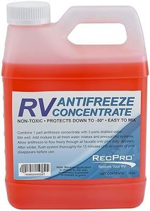 RecPro RV Antifreeze Concentrate Mixing Fluid for Winterizing Recreational Vehicles, -50 Degree Fahrenheit Protection, 32 Ounces…