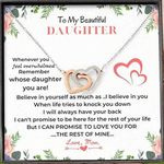 Daughter Gift From Mom - Sterling Silver Daughter Necklaces From Mom Birthday Gifts For Daughter Gifts For Daughters From Mothers To My Daughter Daughter Necklace Mother Daughter Necklace Jewelry