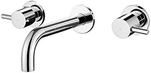 Decaura Bathroom Wall Sink Tap Set 