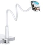 Gooseneck Phone Holder, Flexible Cell Phone Holder for Bed Lazy Arm Mount 360 Adjustable Phone Stand Clamp Bracket for iPhone 13 12 11 Pro Samsung 4-6.5"