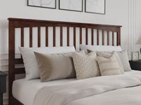 Mission Headboard, King, Antique Walnut