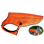 Dog Cooling Vest,Dog Cooling Coat,Evaporative Swamp Cooler Jacket Safety Reflective Vest for Large Dogs Walking Outdoor Hunting Training Camping -Orange (XL)