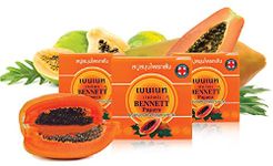 BENNETT Papaya Soap 6 x 160g *100% All Natural Product*