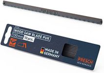 Presch junior hacksaw blades for wood 150mm 10 pcs - Original PUK saw blades for 150mm hand saws - Hacksaw blade wood 150mm for soft, hard and profiled wood, hardboard, cardboard