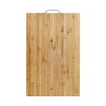 HOKIPO Natural Bamboo Wood Jumbo Cutting Board for Kitchen, 57x37 cm, Brown, Rectangle (AR2877)