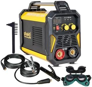 Shakti Technology MMA-200G Inverter ARC Compact Welding Machine (IGBT) 200A with Hot Start and Anti-Stick Functions - 1 Year Warranty, Metal, Multicolor