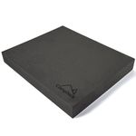 CampTeck U7342 Balance Foam Pad - Lightweight Non-Slip for Stability, Strength, Yoga Support & Core Training - Black - XL - 50 × 40 × 6 cm