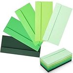 100 Pack Gradient Green Envelopes #10 Business Envelopes Self adhesive 4-1/8 x 9-1/2 in Square Flap Mailing Envelopes for Office, Business Letterhead, Invoices, Personal Mailing, Letters