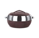 MILTON Fiesta Insulated Casserole (Brown, 830 ml)