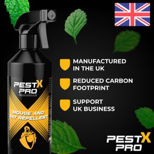 Pest X Pro Peppermint Rat Repellent Spray, 500ml