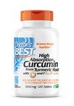 Curcumin from Turmeric Root with Curcumin C3 & BioPerine 1000mg 120 Count by Doctors Best