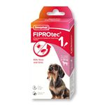 Beaphar | FIPROtec® Spot-On for Small Dogs (2–10kg) | Kills Fleas & Ticks | Vet Strength Treatment | 1 Pipette