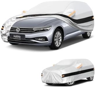 Holthly Autoabdeckung Kombi Passend für Volkswagen/VW Passat B6/B7/B8/B9（2005-2023） 10 Schichten Vollgarage Auto Abdeckplane 100% Wasserdicht Autoplane Outdoor Autogarage.