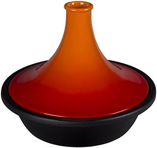Le Creuset of America Enameled Cast Iron Moroccan Tagine, 4 3/4-Quart, Flame