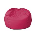 rucomfy Beanbags Small Kids Bean Bag Chair. Safe Beanbag Seat for Boys and Girls. Arrives Pre-filled. Machine Washable, Durable & Comfortable 50 x 65cm (Cerise Pink)