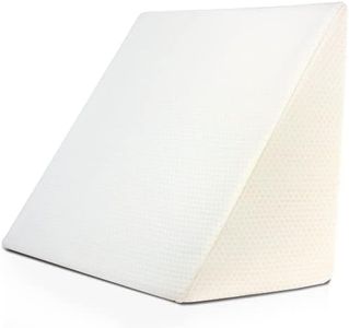 Purovi Coussin Triangulaire Multifonction - Coussin de Lecture pour lit, Soutien Dorsal - Coussin Dossier Canapé, Rehausseur en Mousse avec 2 Angles d'Élévation – Beige