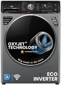 IFB 9Kg 5 Star with Deep Clean Oxyjet Technology, AI Powered, Wi-Fi, Fully Automatic Front Load Washing Machine (EXECUTIVE MSC 9014 SSL, Steam Refresh Program with Eco Inverter, Metallic Silver)
