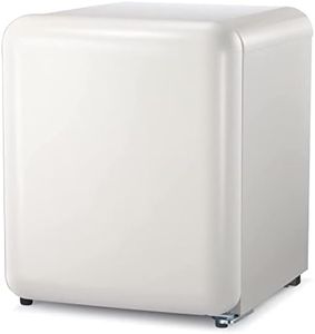 Antarctic Star Compact Refrigerator Mini Fridge for Beverage, Ice Cream, Vegetable, Fruit, 1.7 Cu. Ft. , Freezer with Drip Tray, Bottle Racks and Defrost Button, Great for Bedroom, Office, Dorm, KS-48RHL,White