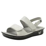 Women's Alegria, Vella Sandal, Basketry White, 6-6.5