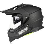 Full Face Motorcycle Helmet, Motocross Helmet, Flip Motorcycle Modular Helmet DOT/ECE Approved with Double Visor for Adult Men Women Motocross Scooter (C L)