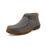 Twisted X Men's Boot Chukka Driving Moc, Grey & Olive, 11 Wide