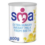 SMA Extra Hungry Infant Baby Milk Powder Formula , 800g (Pack of 1)