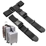 Vigorport Luggage Connector Straps, Add a Bag Suitcase Strap Belt, Luggage Clip Link, Multi Adjustable 1.5"W Travel Attachment Accessories for Carry on bag stacker - 2 pack